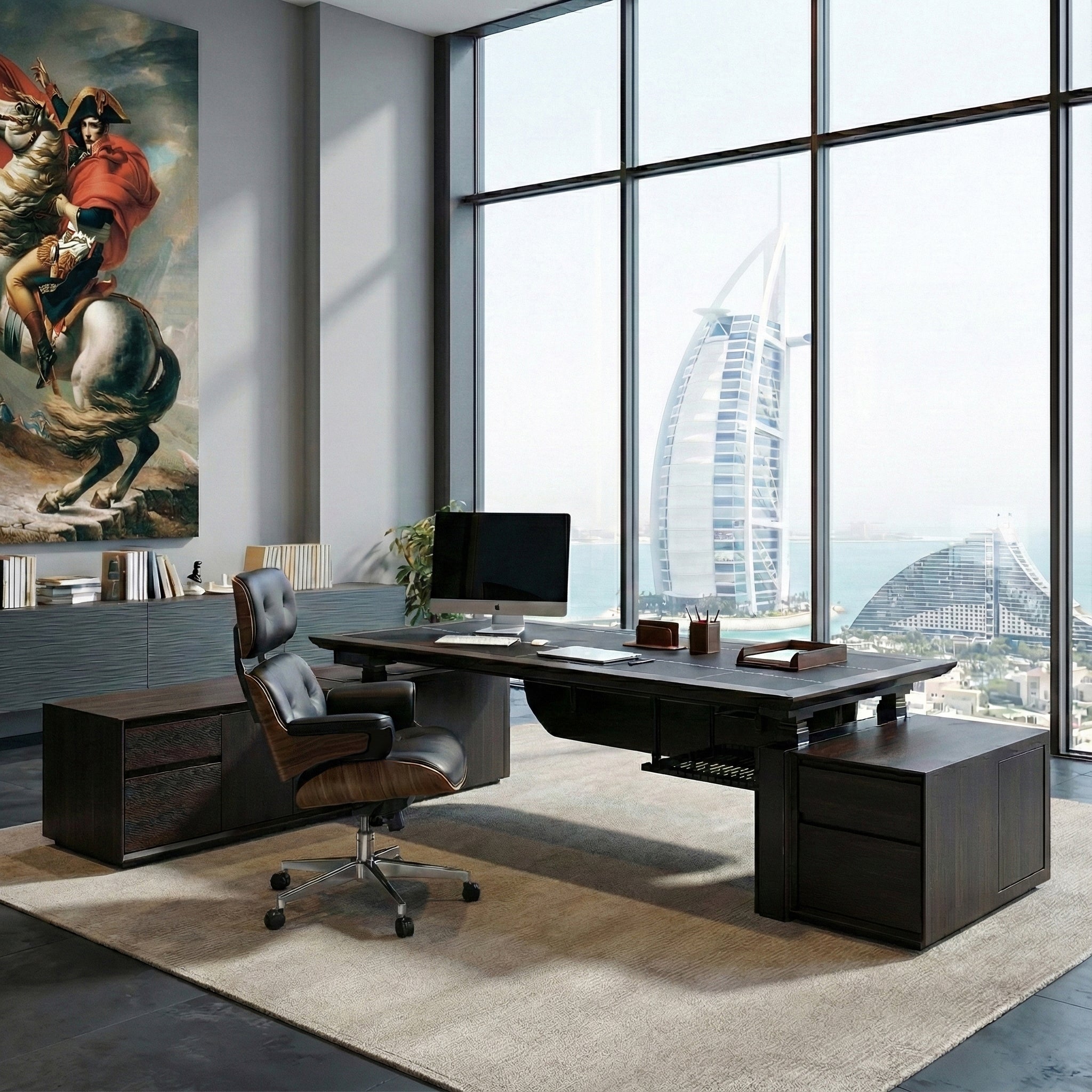 Officeデスク Zen Classic Executive Standing Desk | Eureka Ergonomic