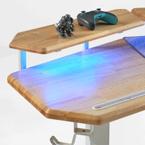 Eureka Ergonomic Aero Pro Standing Desk With Rgb Lighting, Single Color and 6-Color Modes.