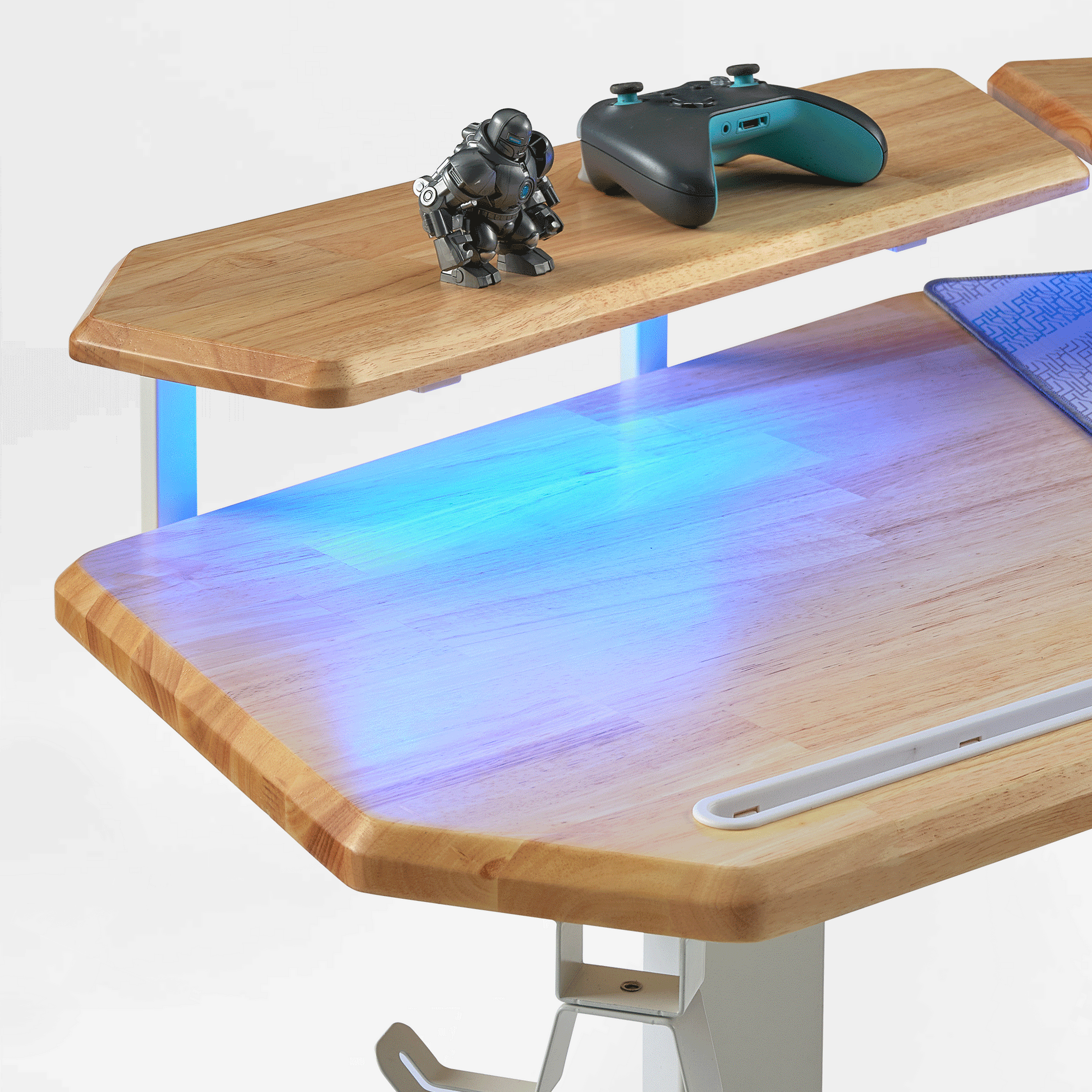 Eureka Ergonomic Aero Pro Standing Desk With Rgb Lighting, Single Color and 6-Color Modes.