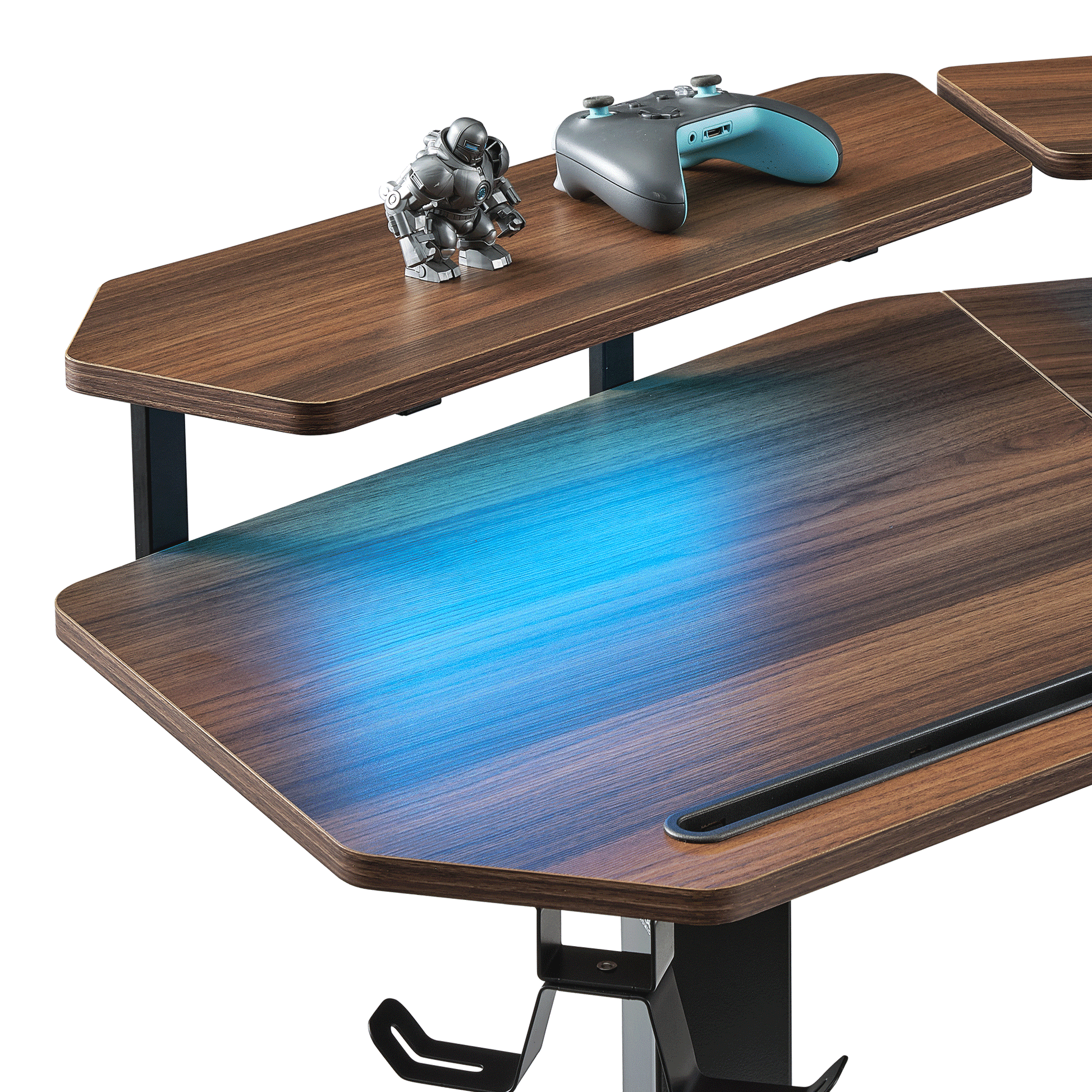 Eureka Ergonomic Aero Pro Standing Desk With Rgb Lighting, Single Color and 6-Color Modes.