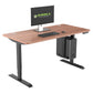 Eureka Ergonomic® E60 Height Adjustable Electric Standing Desk, Wood/Black - ERK-ESDF-SS1