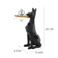 29''H, Big Doberman Dog Side table