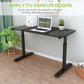 47" Manual Height Adjustable Office Desk