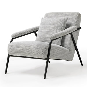 Minimalist Lounge Chair, Gray