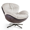 Alexia, Comfy Soft Swivel Lounge Chair, Gray - Gray