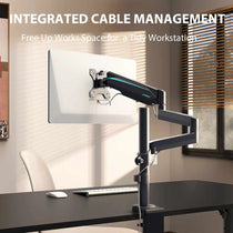 Eureka Ergonomic Monitor Arm With Integrated Cable Management for a Tidy Workstation.