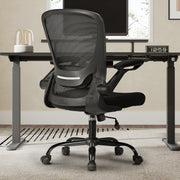 Onyx Ergonomic Office Chair With Black Mesh Back, Ergonomic Design for Home Office Comfort and Support.