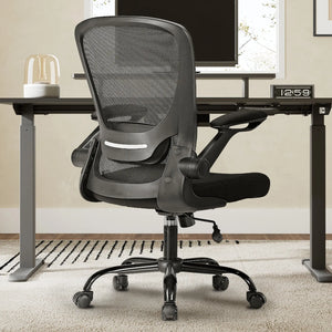 Onyx Ergonomic Office Chair With Black Mesh Back, Ergonomic Design for Home Office Comfort and Support.