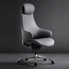 Serene Series - Ella, Genuine Leather Executive Office Chair - Gray