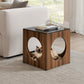 Eureka Ergonomic 17.72" Peek-a-Boo Cat Bed Side Table,Walnut