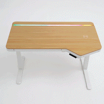 Prime Electric Standing Desk with RGB Lighting (55"x34")