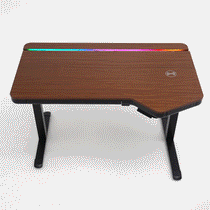 Prime Electric Standing Desk with RGB Lighting (55"x34")