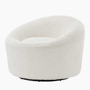 Elison, Upholstered Accent Chair, White