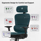 Ergonomic Design For Comfort and Support,blue, fabric