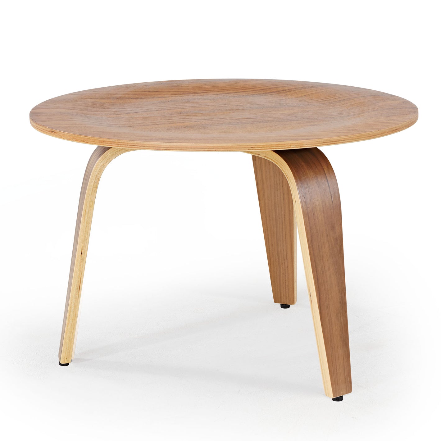 Eureka Ergonomic 23" Round Walnut Side Table, Walnut