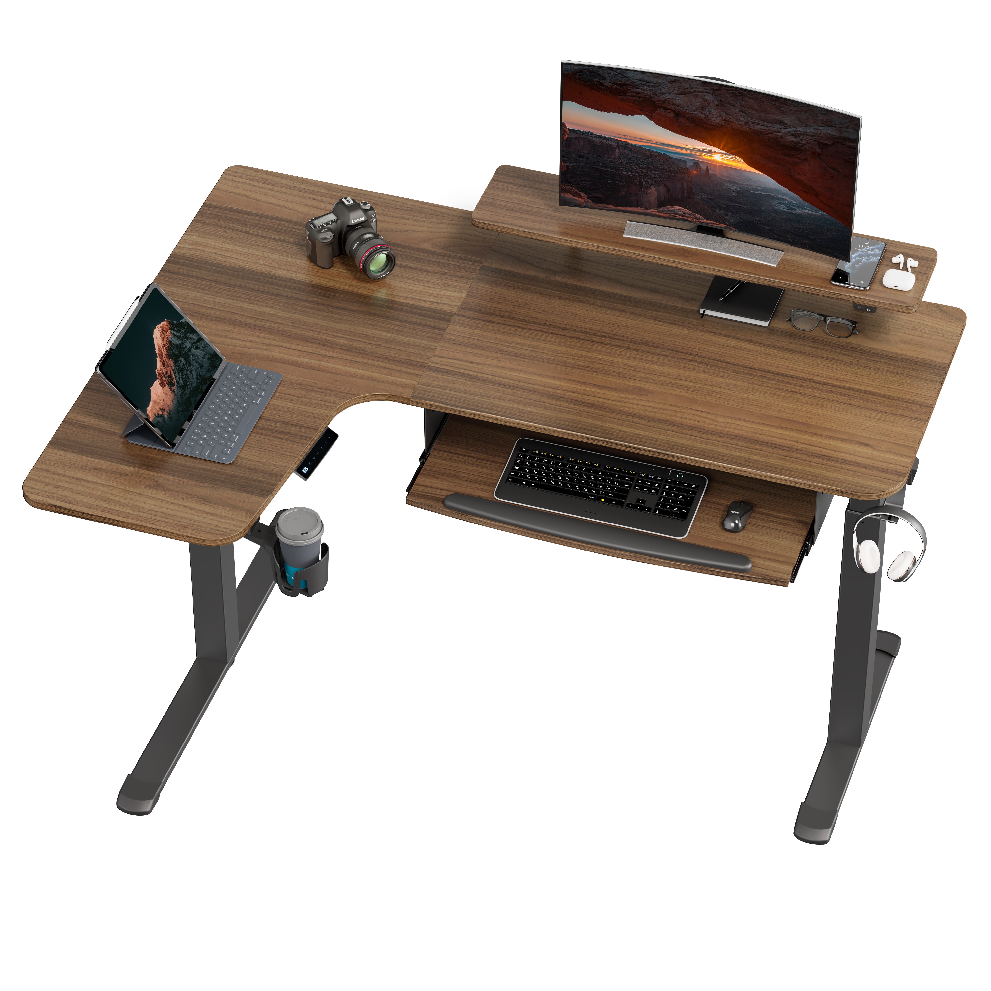 Eureka Ergonomic | Standing L Shaped Desks and Gaming Desks