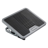 Eureka Ergonomic Adjustable Footrest in Gray and Black. Ergonomic Footrest for Desk.