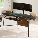 Eureka Ergonomic Aero Wing Shaped Studio Desk with Accessories Set