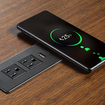 Eureka Ergonomic Ark Executive Standing Desk with Desktop Power Strip