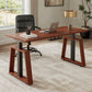Eureka Ergonomic Ark Lite 63x29 Standing Desk, Cherry
