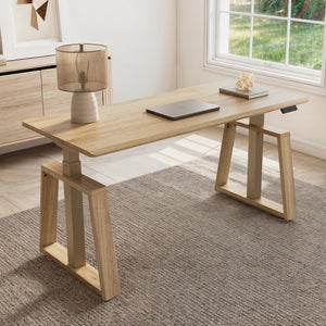 Eureka Ergonomic Ark Lite 63x29 Standing Desk, Oak