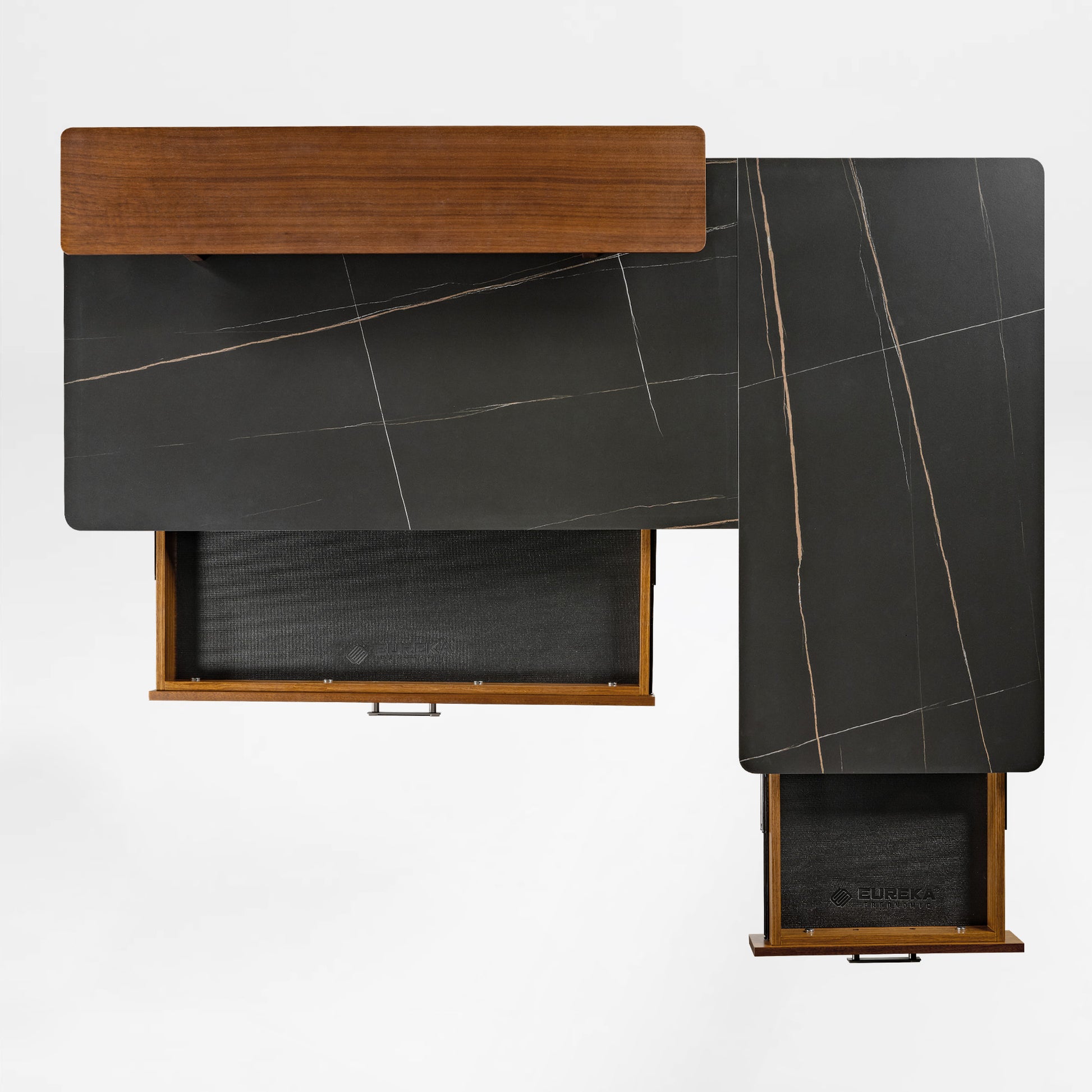 Eureka Ergonomic Ark Pro L-Shaped Standing Desk Top View