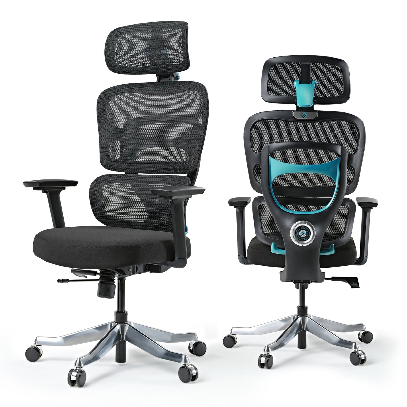 Eureka_Ergonomic_Axion_Ergonomic_ Gaming_Racing_Chair_w_Lumbar_ Support_and_spring_cushion_Blue