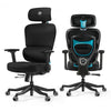 Axion, Ergonomic Hybrid Chair - Blue
