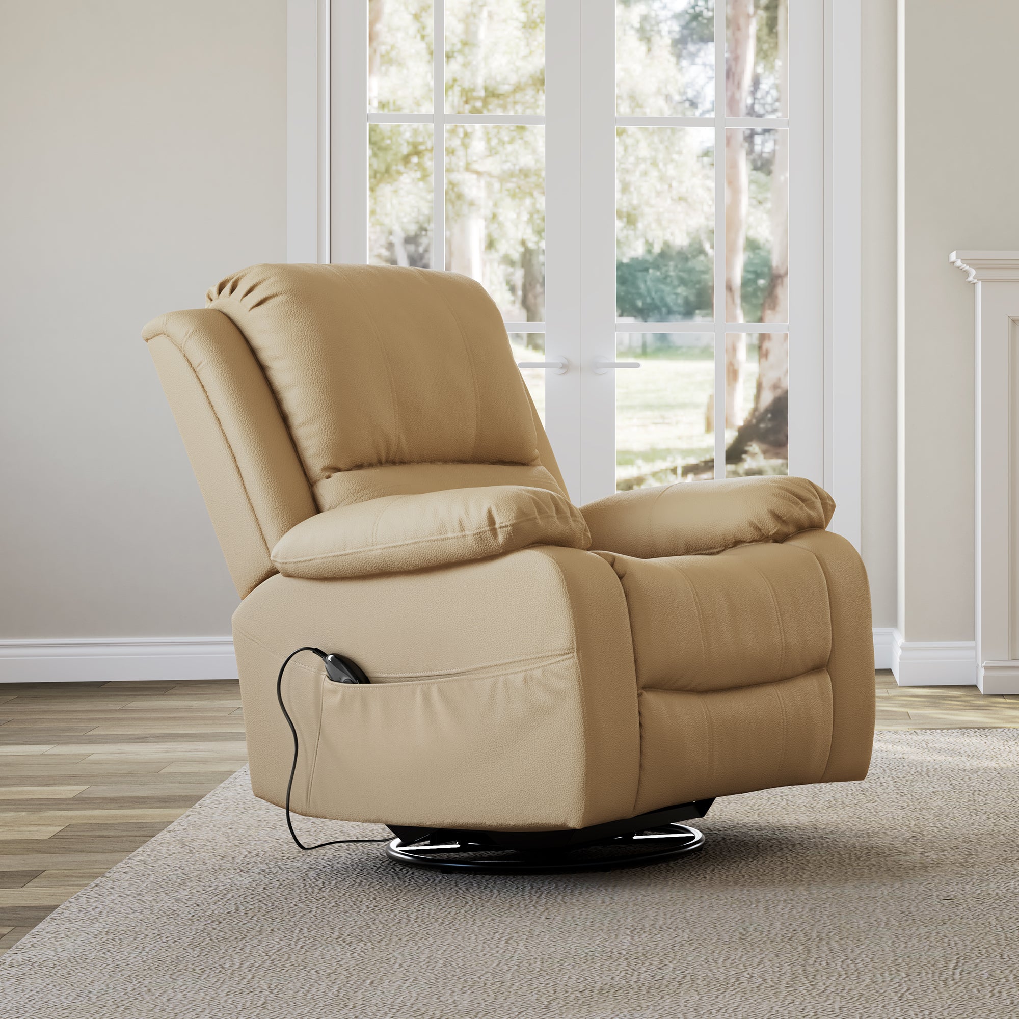 Beige electric recliners outlet