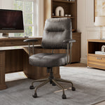Eureka Ergonomic Becky, Faux Suede Fabric Home Office Chair Gray