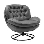 EEureka Ergonomic Camden, Modern Swivel Lounge Chair Gray product showcase product showcase