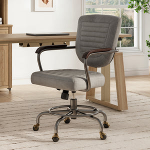 Eureka_Ergonomic Cole, PU Leather Task Office Chair
