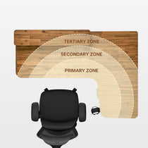 Eureka_Ergonomic  Large desk surface provides ample workspace