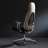 Serene Series - Paulo, Genuine Leather Executive Office Chair - Green