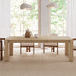 Eureka Ergonomic Oak solid wood Extendable Dining Table