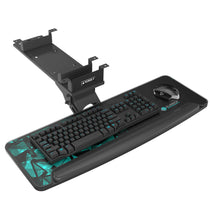 Eureka Ergonomic Adjustable Keyboard Tray, Black Ergonomic Design for Comfort.