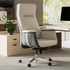 Royal II, High Back Executive Office Chair - Beige Gray