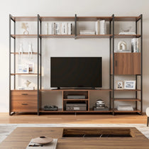 Sonoma Modern Tv Stand With Storage, Shelves and Display, Perfect for Your Home Entertainment.