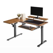 Eureka Ergonomic Solid Wood L-Shaped Standing Desk, perfect for any workspace