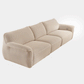 Eureka Ergonomic Vero Power Bed Sleeper Slider Adjustable Morden Sofa,3 seater,Beige