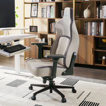 Eureka Ergonomic Hyperx Python II Gaming Chair in Light Gray, Ergonomic Design for Home Office.