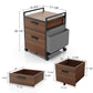 23" Rolling File Cabinet with Drawer