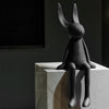 HD-06, Rabbit Ornaments - Black