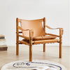 LC06 Lounge Chair, Saddle Leather - Brown