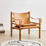 Saddle Leather Lounge Chair