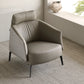 Nappa Leather Comfort Ivory Lounge Chair
