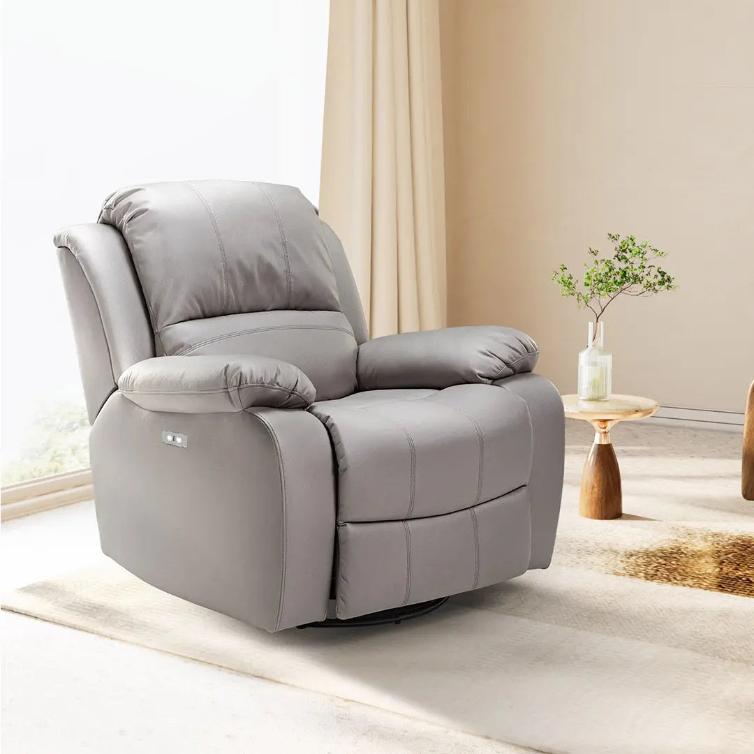 BRONZE PRO, Power Recliner Chair Rocking Swivel Single