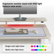 L-Shaped Standing Desk with Accessories Set (60"x23")