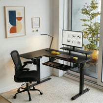 L-Shaped Standing Desk with Accessories Set (60"x23")