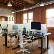 L-Shaped Standing Desk with Accessories Set (60"x23")